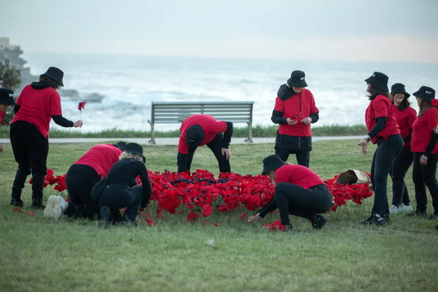 JNF Yom HaZikaron tribute at Marks Park Bondi photography by DarianKrostFilms