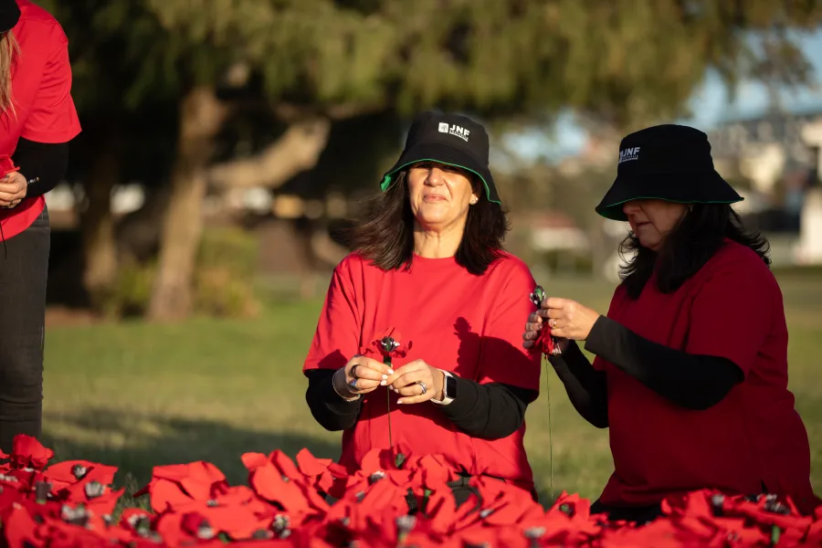 JNF Yom HaZikaron tribute at Marks Park Bondi photography by DarianKrostFilms