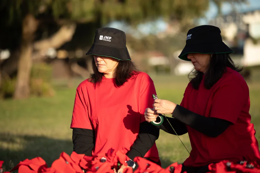 JNF Yom HaZikaron tribute at Marks Park Bondi photography by DarianKrostFilms
