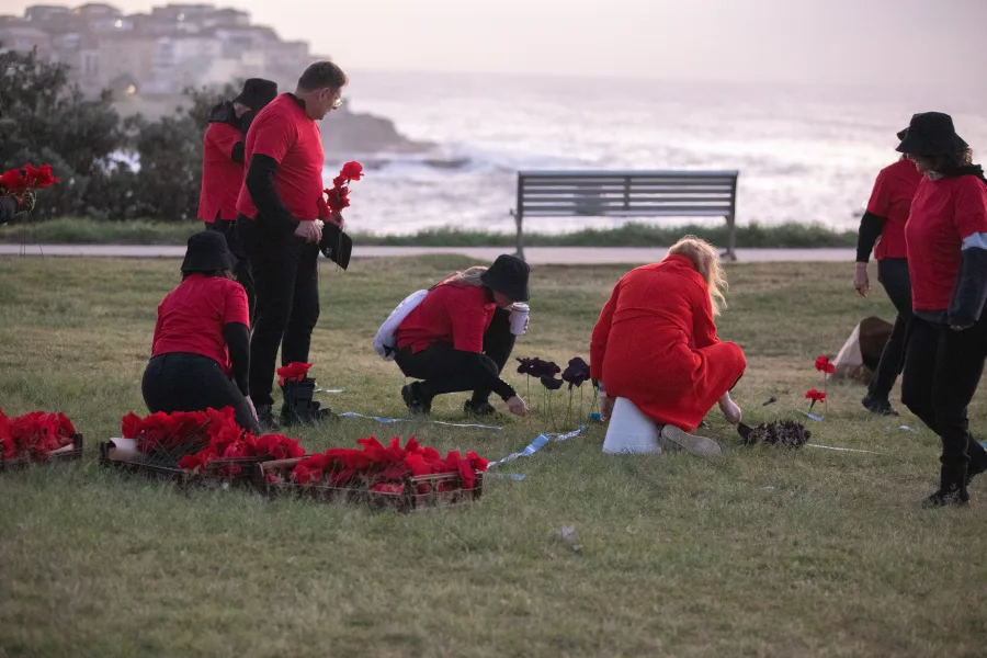 JNF Yom HaZikaron tribute at Marks Park Bondi photography by DarianKrostFilms