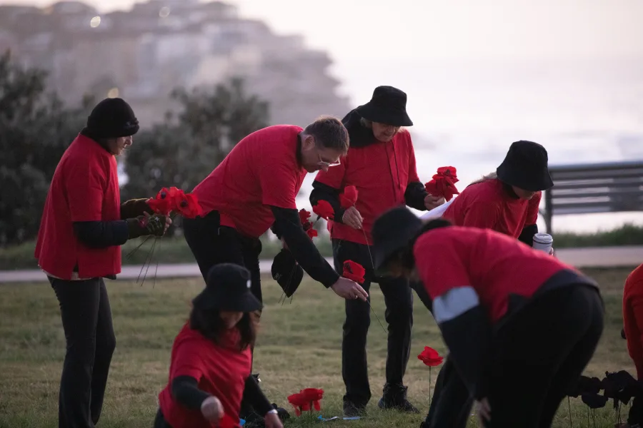 JNF Yom HaZikaron tribute at Marks Park Bondi photography by DarianKrostFilms