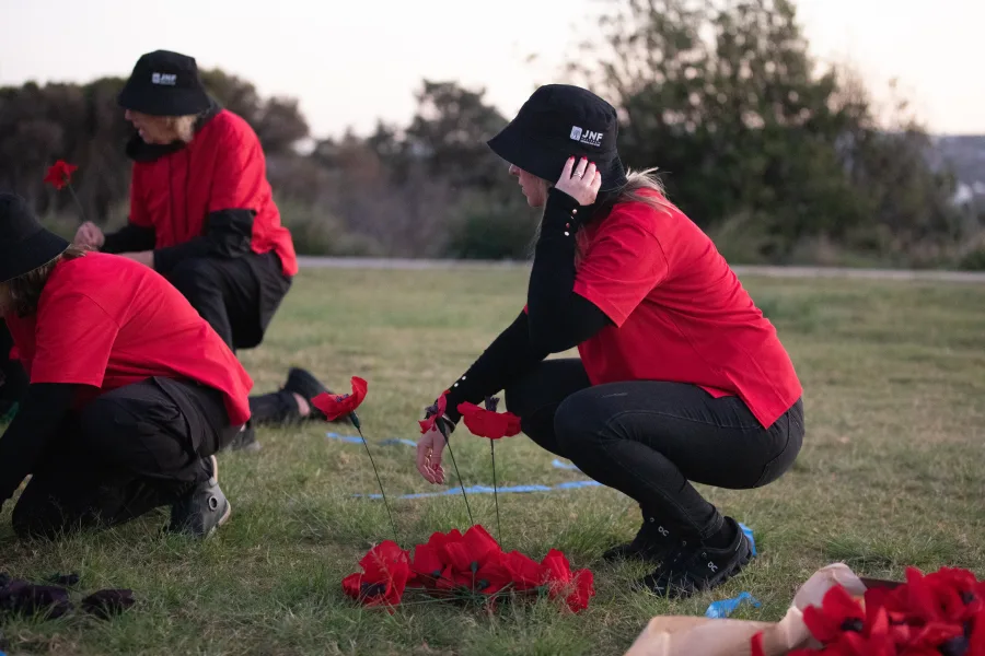 JNF Yom HaZikaron tribute at Marks Park Bondi photography by DarianKrostFilms