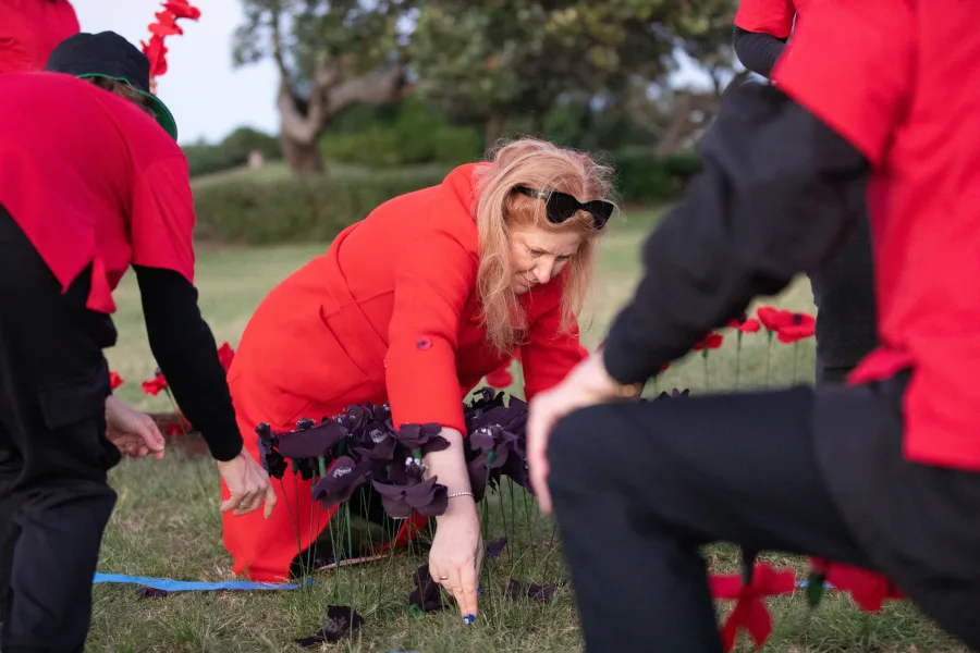 JNF Yom HaZikaron tribute at Marks Park Bondi photography by DarianKrostFilms